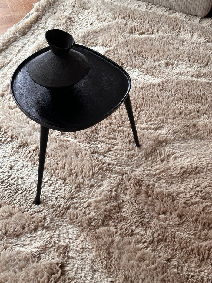 Hoogpolig vloerkleed Furr bruin - Interieur05 - 290 x 200 cm