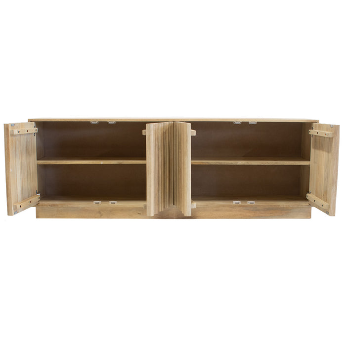 Giga Meubel - Dressoir Naturel Mangohout - 180x40x63cm - Nika