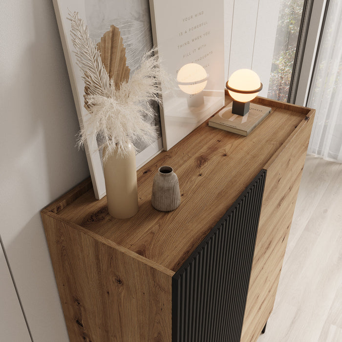 Meubella - Capri - Dressoir - Eiken - 100 cm