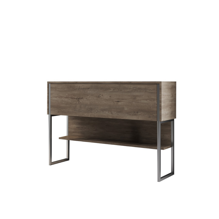 Giga Meubel - Dressoir Walnoot|Zilver - 120x30x80cm - Luxe