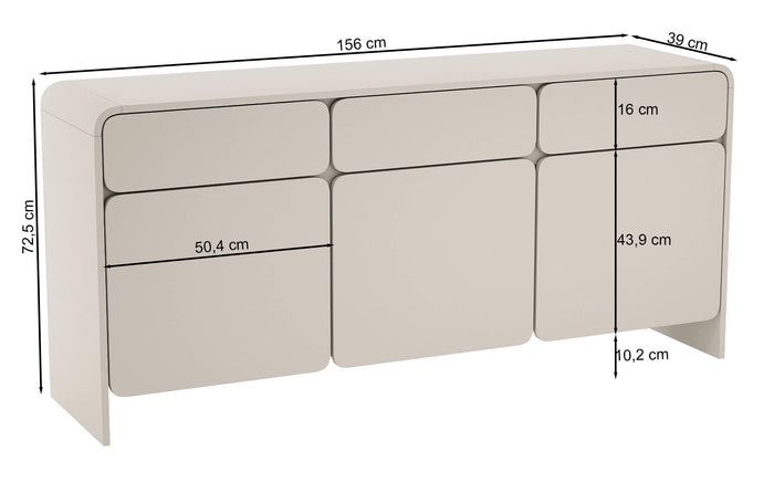 NADUVI Collection Ladekast Lontero