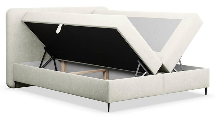 NADUVI Collection Boxspring Contero chenille 160 x 200 cm met