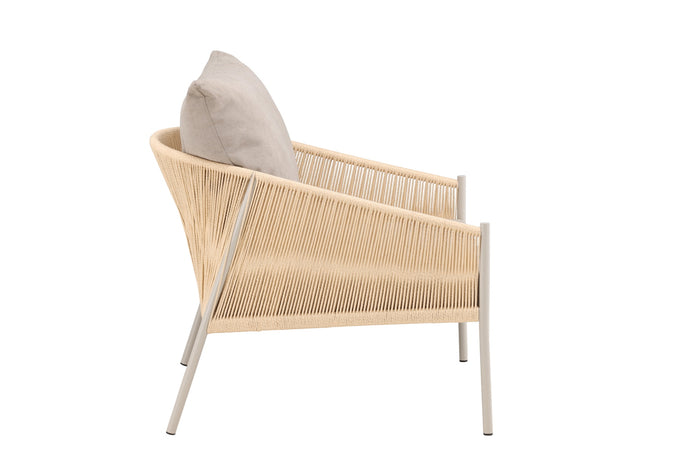 Fjôrd - Fauteuil Beige Stof - 90x98x74cm - Louie