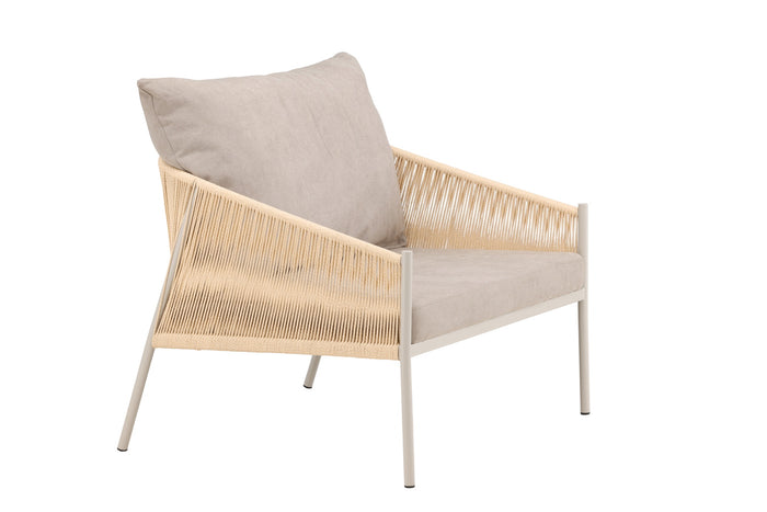 Fjôrd - Fauteuil Beige Stof - 90x98x74cm - Louie