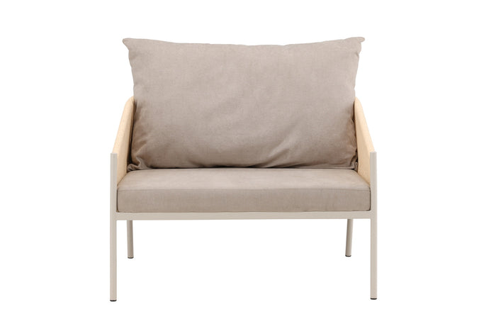 Fjôrd - Fauteuil Beige Stof - 90x98x74cm - Louie