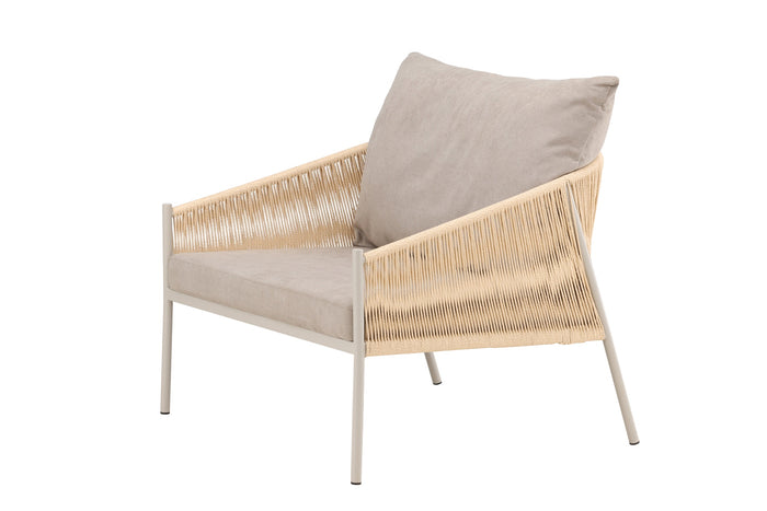 Fjôrd - Fauteuil Beige Stof - 90x98x74cm - Louie