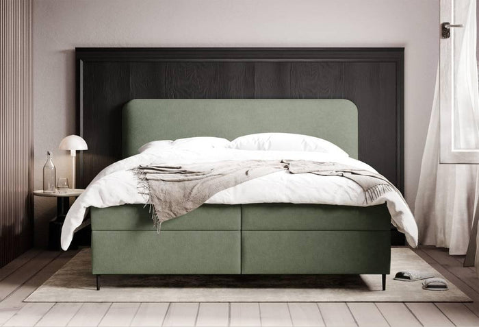 NADUVI Collection Boxspring Contero chenille 140 x 200 cm met