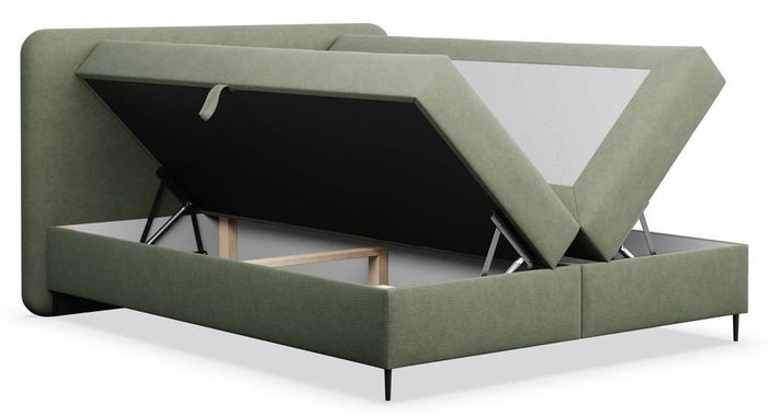 NADUVI Collection Boxspring Contero chenille 140 x 200 cm met