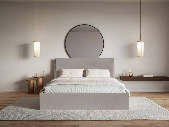 NADUVI Collection Bedframe Esmay velvet 160 x 200 cm