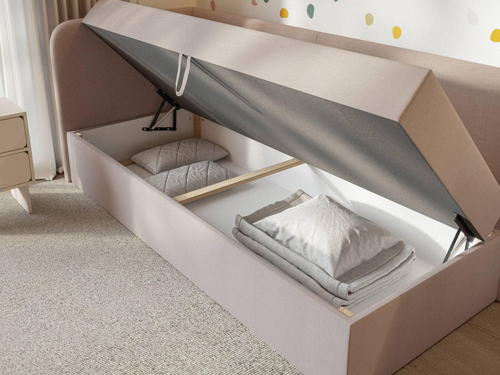 NADUVI Collection Jeugdbed Cambrils chenille links 90 x 200 cm met