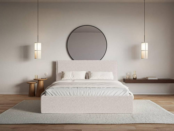 NADUVI Collection Bedframe Esmay chenille met opbergruimte 140 x 200