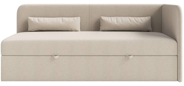 NADUVI Collection Jeugdbed Cambrils chenille rechts 90 x 200 cm met