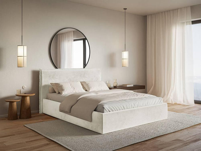 NADUVI Collection Bedframe Esmay velvet met opbergruimte 140 x 200 cm