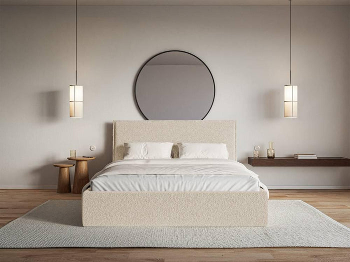 NADUVI Collection Bedframe Esmay chenille met opbergruimte 140 x 200