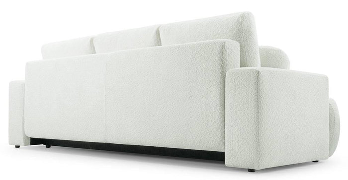 NADUVI Collection 3-zitsslaapbank Bontero bouclé met opbergruimte