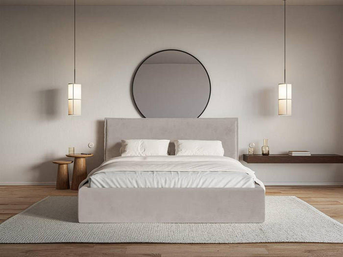 NADUVI Collection Bedframe Esmay velvet 180 x 200 cm