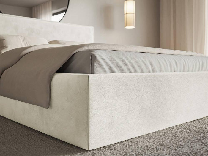 NADUVI Collection Bedframe Esmay velvet 160 x 200 cm