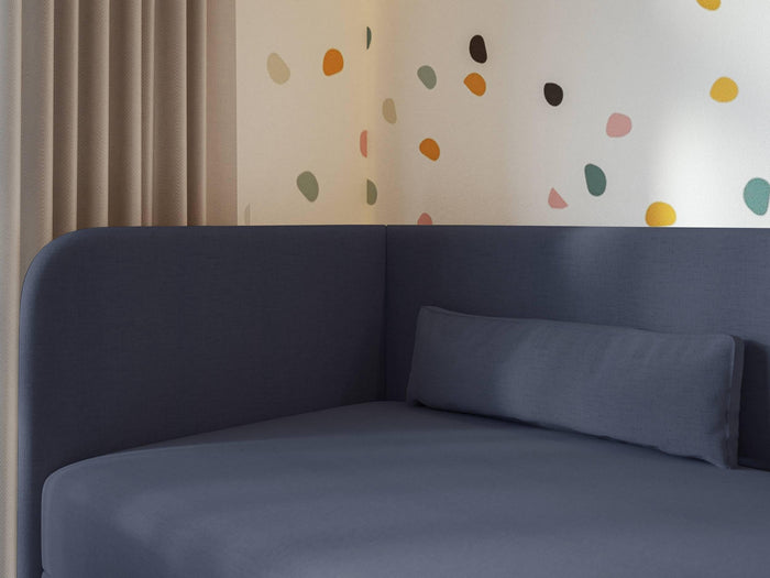 NADUVI Collection Jeugdbed Cambrils chenille links 90 x 200 cm met