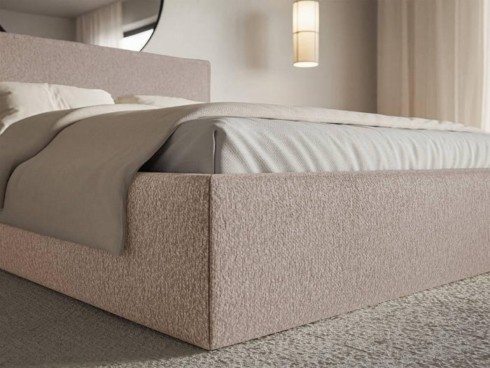 NADUVI Collection Bedframe Esmay chenille met opbergruimte 160 x 200