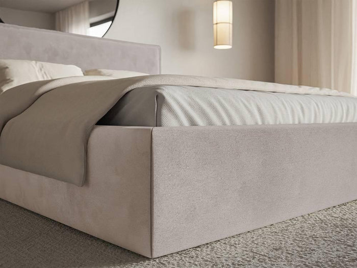 NADUVI Collection Bedframe Esmay velvet 140 x 200 cm