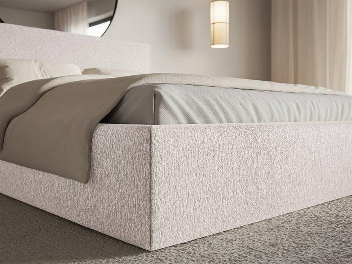 NADUVI Collection Bedframe Esmay chenille met opbergruimte 200 x 200