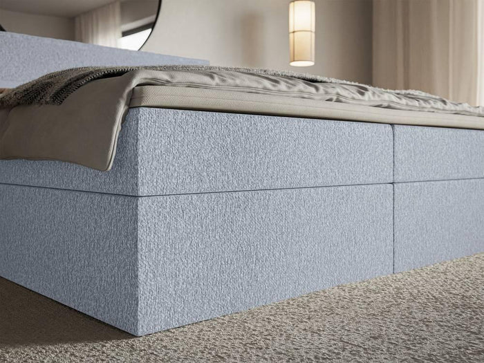 NADUVI Collection Boxspring Esmay chenille met opbergruimte en topper