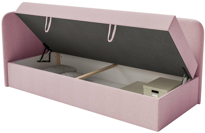 NADUVI Collection Jeugdbed Cambrils chenille links 90 x 200 cm met