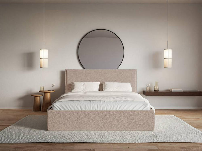 NADUVI Collection Bedframe Esmay chenille met opbergruimte 140 x 200