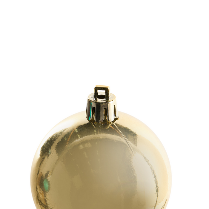 Beliani - VANERN - Set van 100 kerstballen - Meerkleurig - Synthetisch