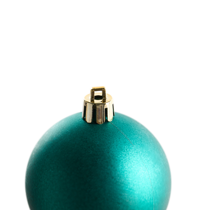 Beliani - VANERN - Set van 100 kerstballen - Meerkleurig - Synthetisch