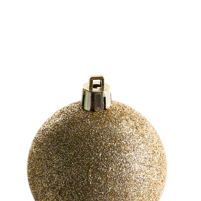 Beliani - VANERN - Set van 100 kerstballen - Meerkleurig - Synthetisch