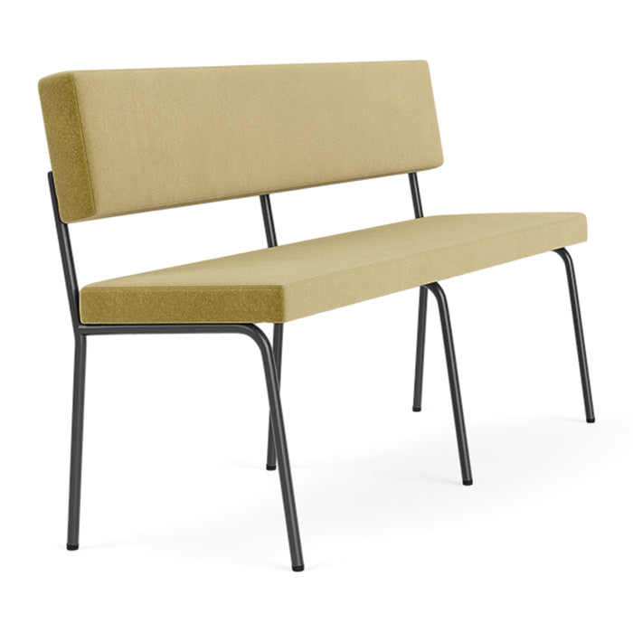 FÉST Monday 2-zits Eetkamerbank - Royal - Pistache / Black