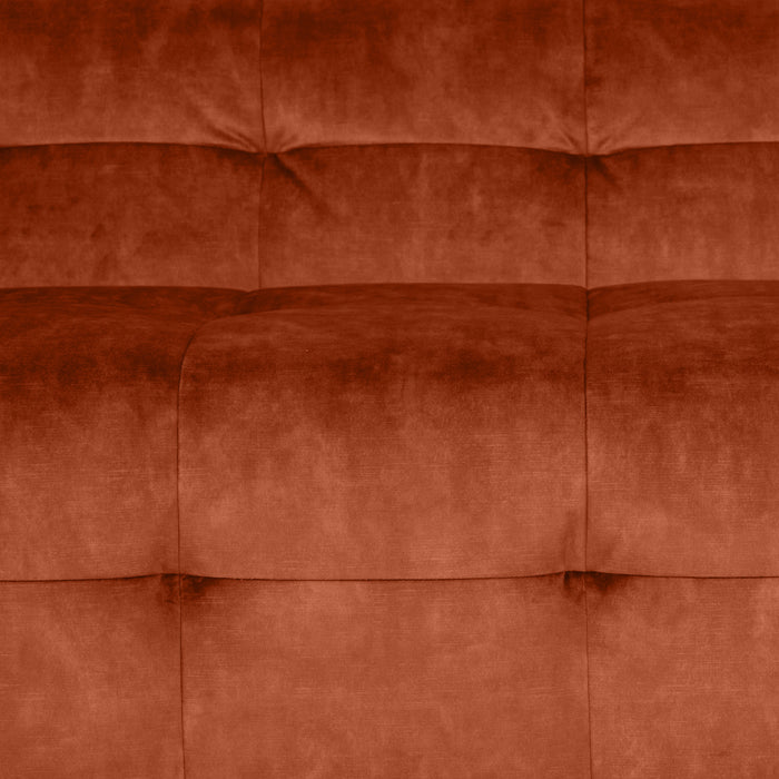 by fonQ Wies 3,5-zits Hoekbank Links - Fluweel - Terra