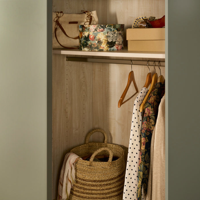 Kledingkast Menta - Groen - Spaanplaat