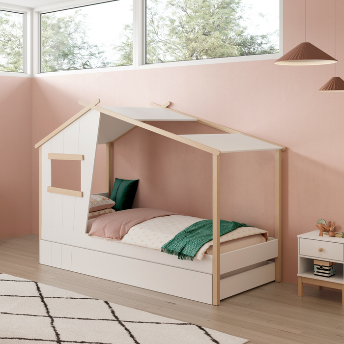 Calicosy - MARIA-bed - B215,4 cm - Wit