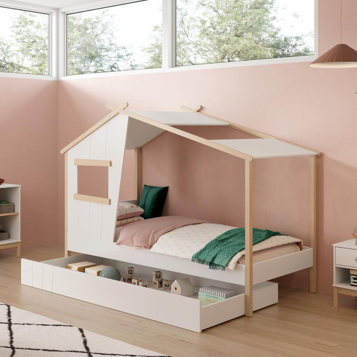 Calicosy - MARIA-bed - B215,4 cm - Wit