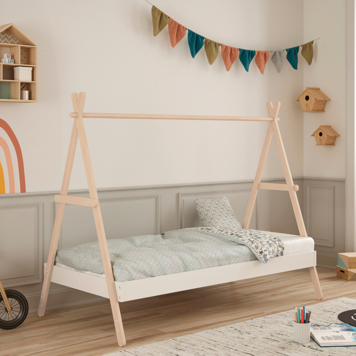 Calicosy - ELIOTT-bed - B209,4 cm - Wit