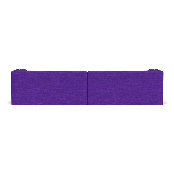 FÉST Bolster Hoekbank met Chaise Longue - Steelcut Quartet / Purple