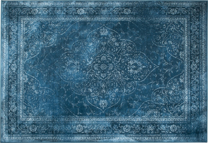 Dutchbone Rugged Vloerkleed 200 x 300 cm - Blauw