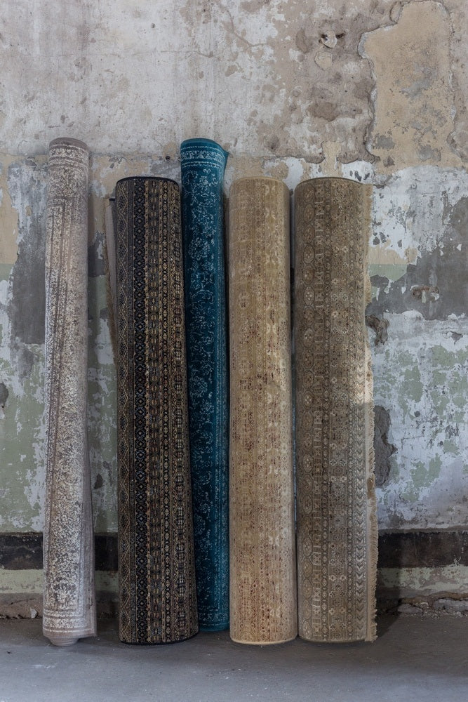 Dutchbone Rugged Vloerkleed 200 x 300 cm - Blauw