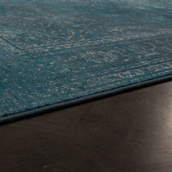 Dutchbone Rugged Vloerkleed 200 x 300 cm - Blauw