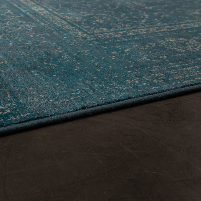 Dutchbone Rugged Vloerkleed 200 x 300 cm - Blauw