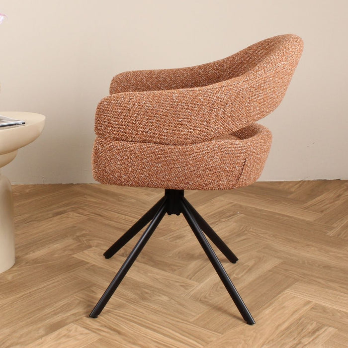 DS4U Bibi terugdraai stoel - roestbruin