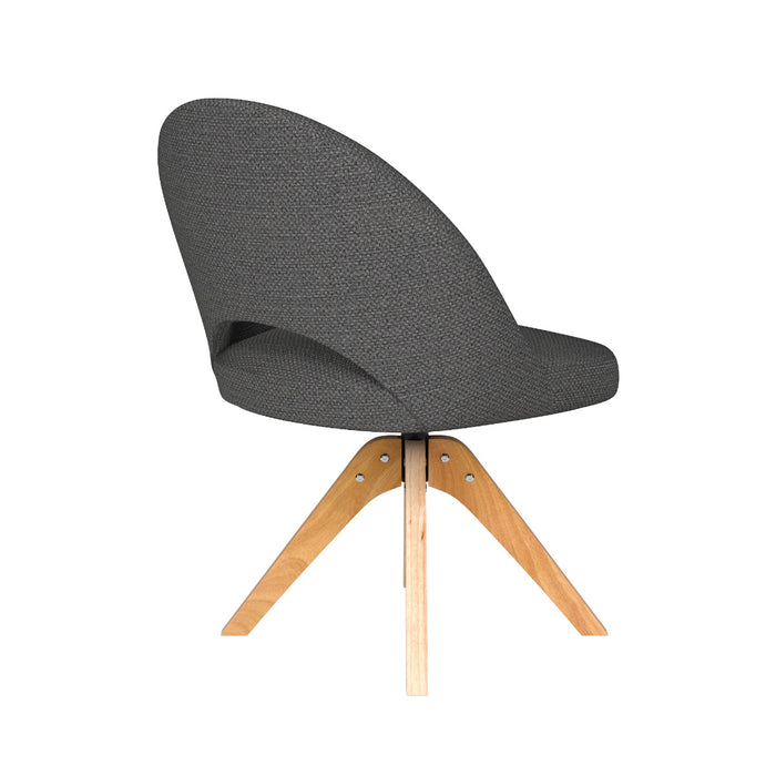 Puur Misty draaistoel hout - grijs