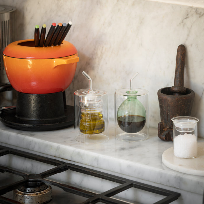 Ichendorf Milano Cilindro Double Wall Oliefles 150 ml - Groen