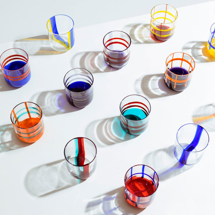 Ichendorf Milano Gesti Waterglas - Bordeaux / Lila