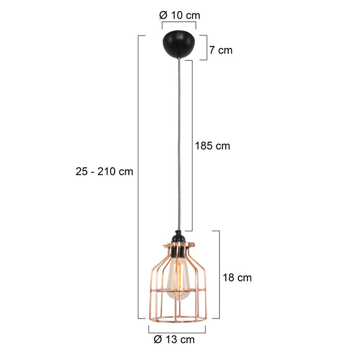 Lichtlab No. 15 Hanglamp Koper
