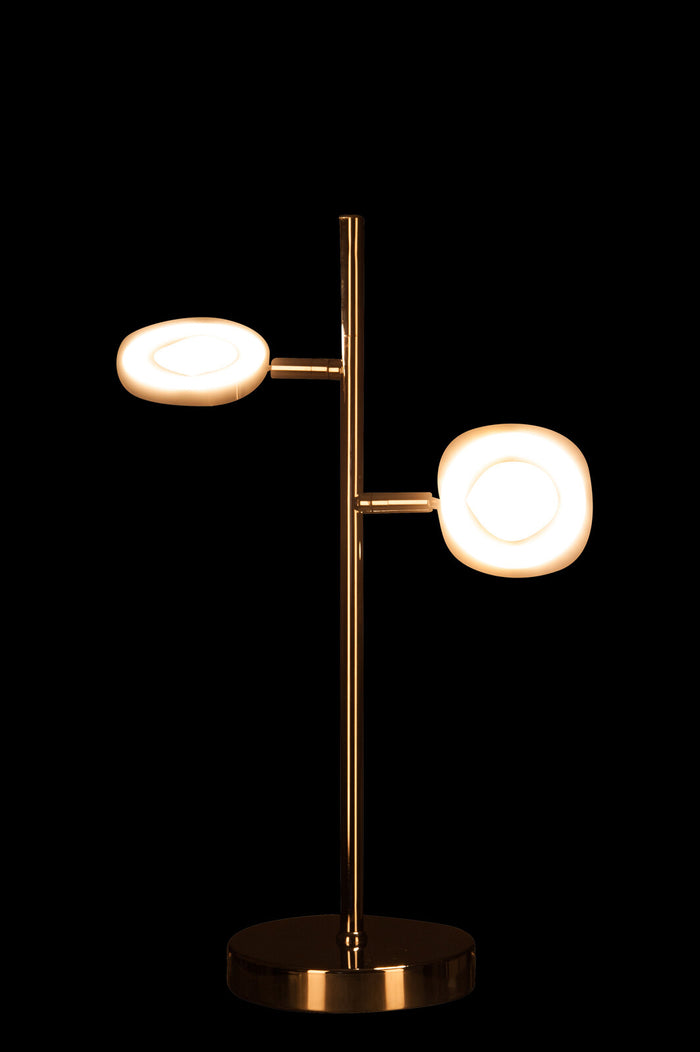 J-Line zandloper Glitters - glas - rood