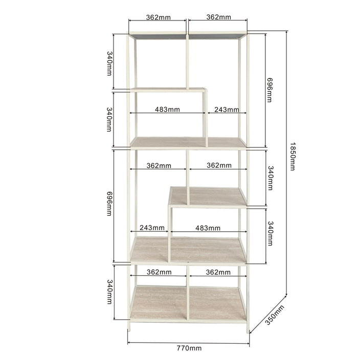 Kare Design Loftie Bookshelf - beige - 185x77cm
