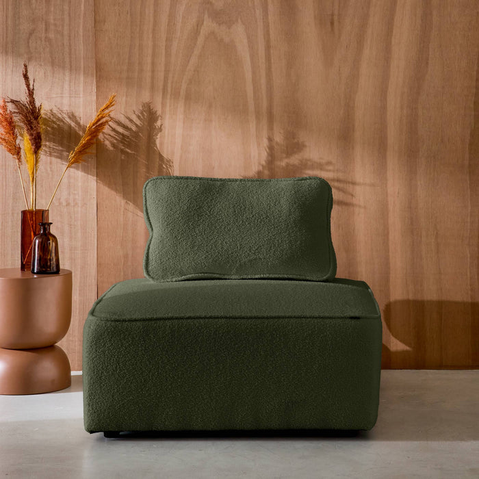 sweeek - Fauteuil boucléstof 1 zitplaats